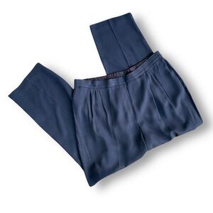 Vintage Black Pleated Trousers